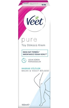 Veet Pure Hassas Ciltler İçin Tüy Dökücü Krem 100 ML Veet Pure Hassas Ciltler İçin Tüy Dökücü Krem 100 ML
