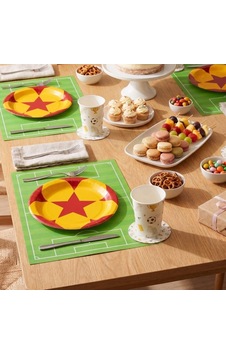 Play Sarı Kırmızı Kağıt Tabak 22 Cm 12'li Paket Gri Play Sarı Kırmızı Kağıt Tabak 22 Cm 12'li Paket Gri