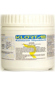 Klortab Kt9000 Tablet Klor 7Gr x 100 Ad İçme Suyu Dezenfektanı Klortab Kt9000 Tablet Klor 7Gr x 100 Ad İçme Suyu Dezenfektanı