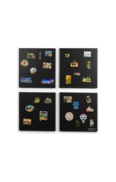 Globetrotter Siyah Manyetik Magnet Panosu, Dekoratif Metal Seyahat Magnet Sergileme Panosu 35x35 Cm - 943161636 30 X 35 Globetrotter Siyah Manyetik Magnet Panosu, Dekoratif Metal Seyahat Magnet Sergileme Panosu 35x35 Cm - 943161636 30 X 35