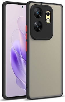 Ardemix İnfinix Zero 30 4g Kılıf Hux Kapak - Siyah Siyah Ardemix İnfinix Zero 30 4g Kılıf Hux Kapak - Siyah Siyah