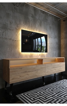 Resital Ledli Tv Sehpası - Led Işıklı - Çam - W9016-6 Atlantikçam Resital Ledli Tv Sehpası - Led Işıklı - Çam - W9016-6 Atlantikçam