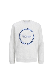 Jack & Jones Jjbenson Sweat Crew Neck Whıte Erkek Sweatshirt 12298497 BEYAZ Jack & Jones Jjbenson Sweat Crew Neck Whıte Erkek Sweatshirt 12298497 BEYAZ