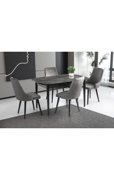 1016 Mdf Mutfak Masa Takımı Siyah 1016 Mdf Mutfak Masa Takımı Siyah