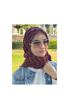 Aldaıyr Jakarlı Caz Eşarp 120 X120 Pamuk İkinci Desen Bordo Aldaıyr Jakarlı Caz Eşarp 120 X120 Pamuk İkinci Desen Bordo