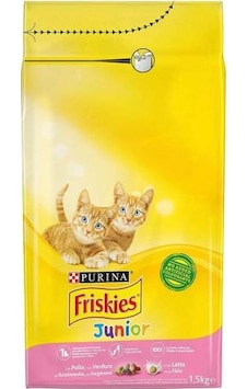 Friskies Junior Tavuklu Sütlü Yavru Kedi Maması 1500 G Friskies Junior Tavuklu Sütlü Yavru Kedi Maması 1500 G