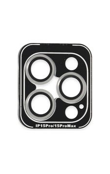 Joko Apple, Uyumlu iPhone 15 Pro Max Pvd Metal Kamera Lens - Gümüş Joko Apple, Uyumlu iPhone 15 Pro Max Pvd Metal Kamera Lens - Gümüş