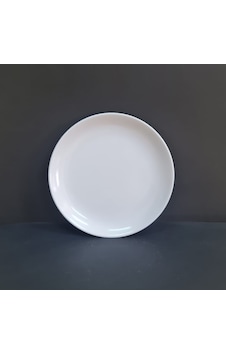 6 Adet Standart Düz Melamin Tatlı & Yemek Servis Tabağı 25 Cm - Beyaz Beyaz 6 Adet Standart Düz Melamin Tatlı & Yemek Servis Tabağı 25 Cm - Beyaz Beyaz