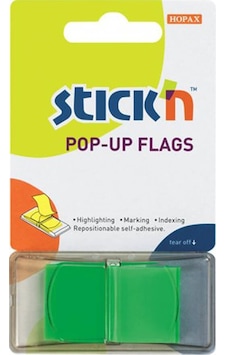 Stick N Yapışkanlı İşaret Bandı Yeşil 26011 Stick N Yapışkanlı İşaret Bandı Yeşil 26011
