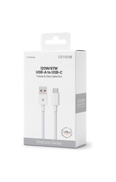Simex 67w / 120w Xiaomi Uyumlu Type-c 6a Turbo Hızlı Şarj Kablosu 1 Metre Ce Belgeli Spk-15 Beyaz Simex 67w / 120w Xiaomi Uyumlu Type-c 6a Turbo Hızlı Şarj Kablosu 1 Metre Ce Belgeli Spk-15 Beyaz