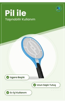 Pilli Sinek Öldürücü Raket Elektrikli Haşere Kovucu Ev Ve Mutfak Pilli Sinek Öldürücü Raket Elektrikli Haşere Kovucu Ev Ve Mutfak
