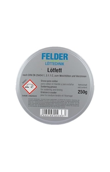 Lötfett Lehim Pastası 250 Gr Havya Ucu Temizlik Lehim Tel Pirinç Nikel Aluminyum Kullanılabilir