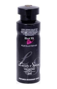 Lovely Spring Black XS Sprey Deodorant 200 ML Lovely Spring Black XS Sprey Deodorant 200 ML