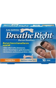 Breathe Right Burun Bandı Normal Boy 10'lu Breathe Right Burun Bandı Normal Boy 10'lu