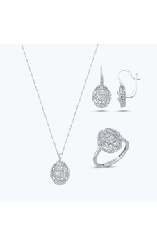 Altınbaş Altın Üçlü Baget Taşlı Set Utkss0095-24875-set Altınbaş Altın Üçlü Baget Taşlı Set Utkss0095-24875-set