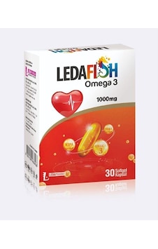Ledapharma Ledafish Omega 3 1000Mg 30 Softgel Kapsül Ledapharma Ledafish Omega 3 1000Mg 30 Softgel Kapsül