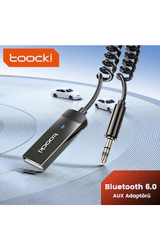 Bluetooth 6.0 Araç Aux Adaptörü Net Ses Ve Gürültü Azaltma 3.5mm Jack Usb Bağlantılı Kablosuz Müzik Alıcısı Ve Eller Serbest Görüşme Bt08 Bluetooth 6.0 Araç Aux Adaptörü Net Ses Ve Gürültü Azaltma 3.5mm Jack Usb Bağlantılı Kablosuz Müzik Alıcısı Ve Eller Serbest Görüşme Bt08