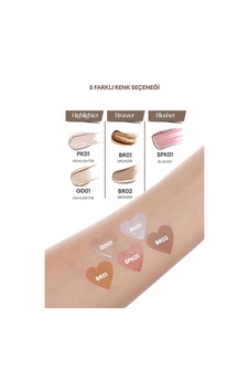 Mıssha Işıltılı Gül Kurusu Likit Allık Parlak Görünümlü Apieu Juicy Pang Blusher Rose Dust Spk01 Çok Renkli