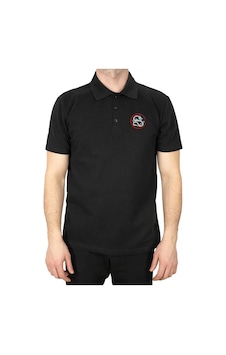 Dragon Karate Polo Yaka Renkli Tişört Gri
