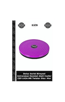 Delux Serisi Bireysel Antrenman Hareket Aleti Cosfer Csf-1434-mr Twister Disc- Mor Diğer