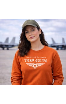 Top Gun Baskılı Sweat Turuncu Turuncu Top Gun Baskılı Sweat Turuncu Turuncu