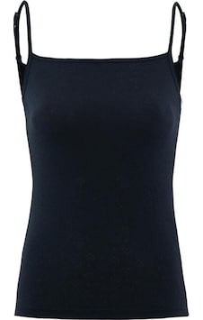Blackspade 1265 Bayan Siyah İnce Askı Thermal Atlet