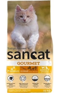 Sancat Yetişkin Kedi Maması Gurme 15 KG
