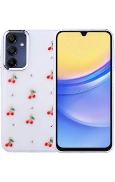 Samsung Uyumlu Galaxy A15 Kılıf Airbag Tasarımlı Simli Şeffaf Zore Kutup Kapak Kiraz Samsung Uyumlu Galaxy A15 Kılıf Airbag Tasarımlı Simli Şeffaf Zore Kutup Kapak Kiraz