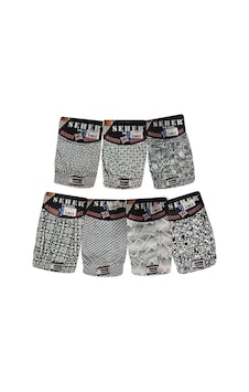 4 Adet Seher Yıldızı Desenli Boxer / Külot Erkek Abani Classic Çok Renkli 4 Adet Seher Yıldızı Desenli Boxer / Külot Erkek Abani Classic Çok Renkli