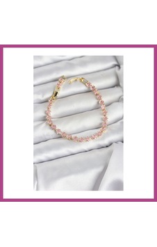 Gees Global Pembe Kare Zirkon Taşlı Gold Renk Pirinç Su Yolu Kadın Bileklik Gbzs Gees Global Pembe Kare Zirkon Taşlı Gold Renk Pirinç Su Yolu Kadın Bileklik Gbzs