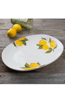 Lmn-0010 Oval Tabak 37 Cm Beyaz Lmn-0010 Oval Tabak 37 Cm Beyaz