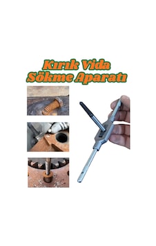 Klc 6 Parça Kırık Vida Sökme Aparatı Matkap Uyumlu Profesyonel Çıkarma Seti Ters Kılavuz Seti Klc 6 Parça Kırık Vida Sökme Aparatı Matkap Uyumlu Profesyonel Çıkarma Seti Ters Kılavuz Seti