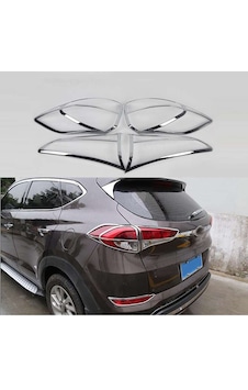 Hyundai Tucson 2015 2018 Arka Stop Kaplama Abs Krom