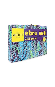Artdeco Ebru Boyama Seti Çantalı 8 Li Es-8 Çok Renkli Artdeco Ebru Boyama Seti Çantalı 8 Li Es-8 Çok Renkli