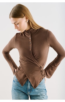 Manuka Çapraz Kapamalı Body Kahverengi Aw26bdy00001-122 Manuka Çapraz Kapamalı Body Kahverengi Aw26bdy00001-122