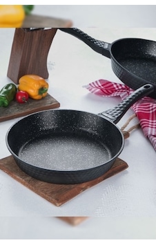 Acar 8559 Diamante Black Tava 28 Cm Siyah