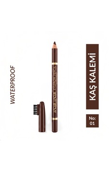 Waterproof Kaş Kalemi & Fırçası No:01 Kahverengi Doğal Dolgunlaştırıcı Suya Dayanıklı Doğal Kahve