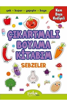 Çıkartmalı Boyama Kitabım - Sebzeler / Buçe Dayı Çıkartmalı Boyama Kitabım - Sebzeler / Buçe Dayı