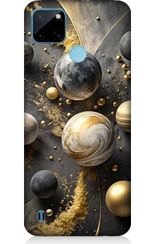 Realme C21y Uyumlu Gezegenler Sistemi Desenli Silikon Kılıf Realme C21y Uyumlu Gezegenler Sistemi Desenli Silikon Kılıf