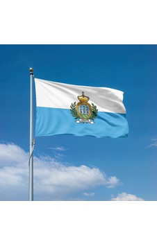 San Marino Bayrağı 50x75 Cm Tek Ebat San Marino Bayrağı 50x75 Cm Tek Ebat