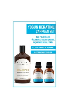 Concept Beauty Keratinli Şampuan 240 ML + Keratin Shot 2 x 20 ML Concept Beauty Keratinli Şampuan 240 ML + Keratin Shot 2 x 20 ML