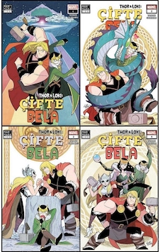Marvel Thor Loki Çifte Bela (1-2-3-4) 4 Kitap Çizgi Roman Set
