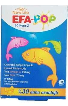 New Life Efa Pop 60 Kapsül New Life Efa Pop 60 Kapsül