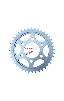 Rks Srk125 Arka Dişli 428-45t İç 58 Mm 6 Delik Rks Srk125 Arka Dişli 428-45t İç 58 Mm 6 Delik