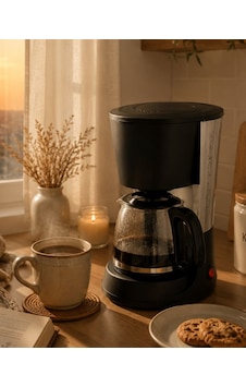 Cam Demlikli Filtre Kahve Makinesi Termostatlı Sıcak Tutma Sistemli Cam Demlikli Filtre Kahve Makinesi Termostatlı Sıcak Tutma Sistemli