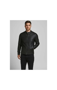 Jack & Jones Jjewarner Jacket Noos Siyah Erkek Deri Ceket 12182461 Jack & Jones Jjewarner Jacket Noos Siyah Erkek Deri Ceket 12182461