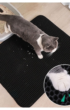 Orta Boy Kedi Tuvaleti Önü Elekli Kedi Kumu Paspası Gri Orta Paspas 30x22 Orta Boy Kedi Tuvaleti Önü Elekli Kedi Kumu Paspası Gri Orta Paspas 30x22