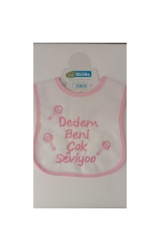 Su Geçirmez Dedem Beni Çok Seviyor Baskılı Bebek Mama Önlüğü Su Geçirmez Dedem Beni Çok Seviyor Baskılı Bebek Mama Önlüğü