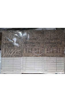 Adisyon Fişi Küçük 7x15 Cm 36 Adetli Paket
