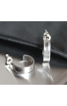 Ejoya Erkek Küpe Tribal Tüy 4 MM Ejoya Erkek Küpe Tribal Tüy 4 MM